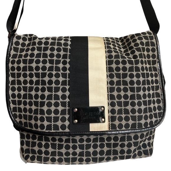 Kate spade canvas laptop or baby bag - Picture 1 of 16